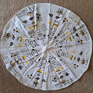 ENCHANTE HOME Turkish Cotton Grill Round 24" Cover Cream